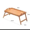 [Bamboutray] Foldable Bamboo Bed Tray 50x30 cm