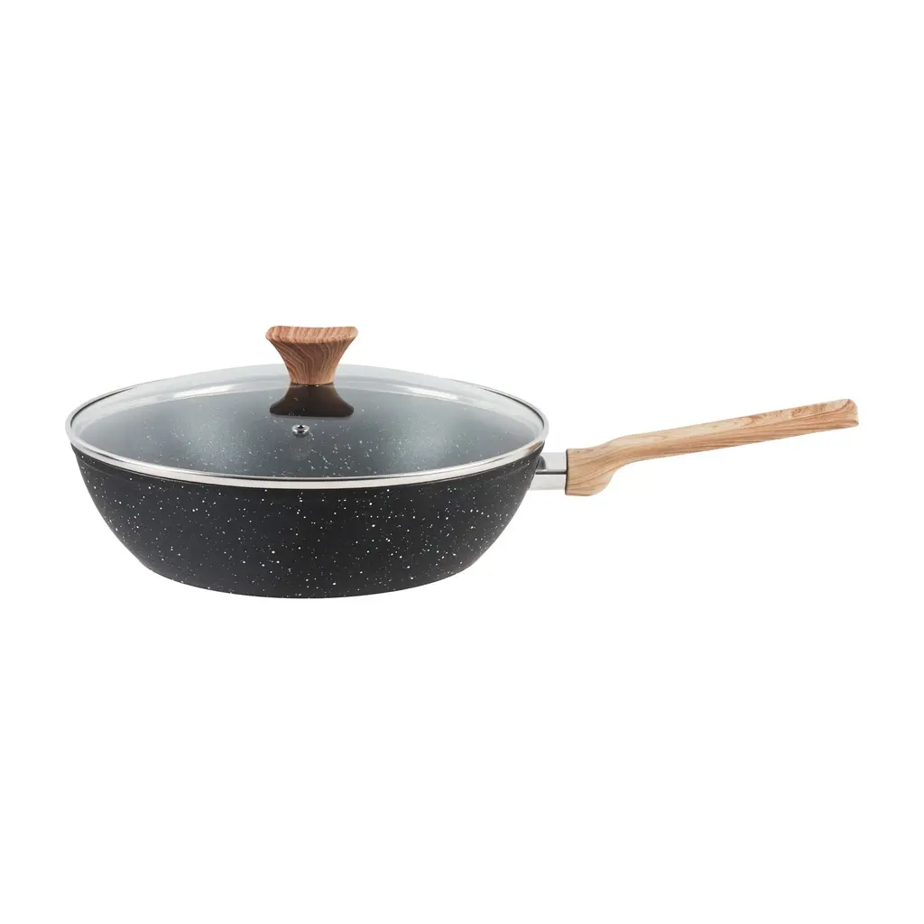 High pan with lid