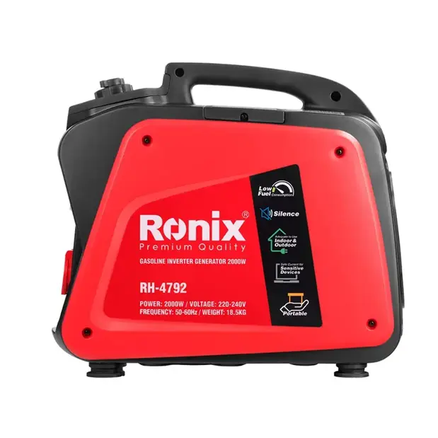 Ronix Inverter Generator Petrol 2 kW - 4.1 L Tank