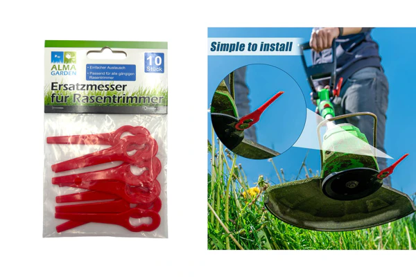 Lames de rechange pour coupe herbe lot de 10