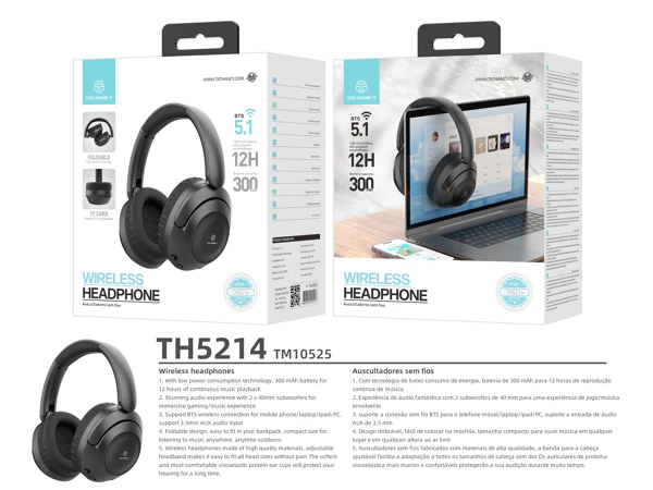 Y525 Wireless On-Ear Headphones with Bluetooth