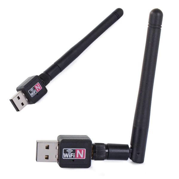 WiFi network adapter with 600 Mbps antenna