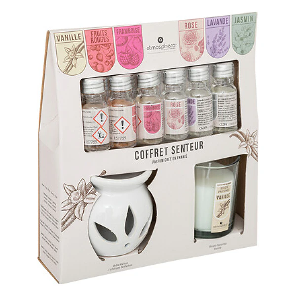 Multicolored Beige Van Kili scent box
