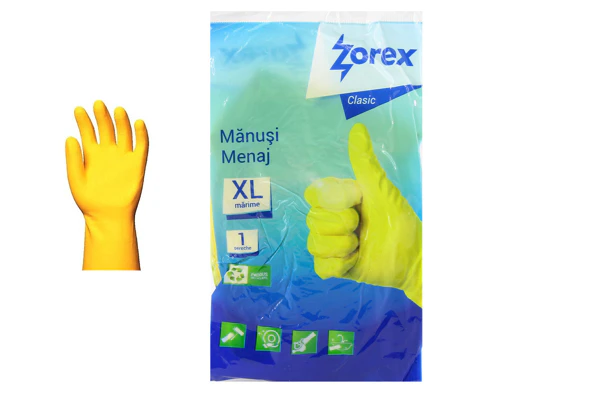 Zorex rubber gloves size XL