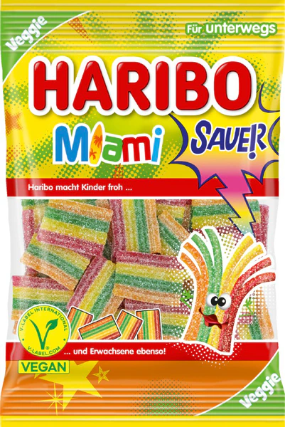 Haribo Miami Sour sachet 85 g