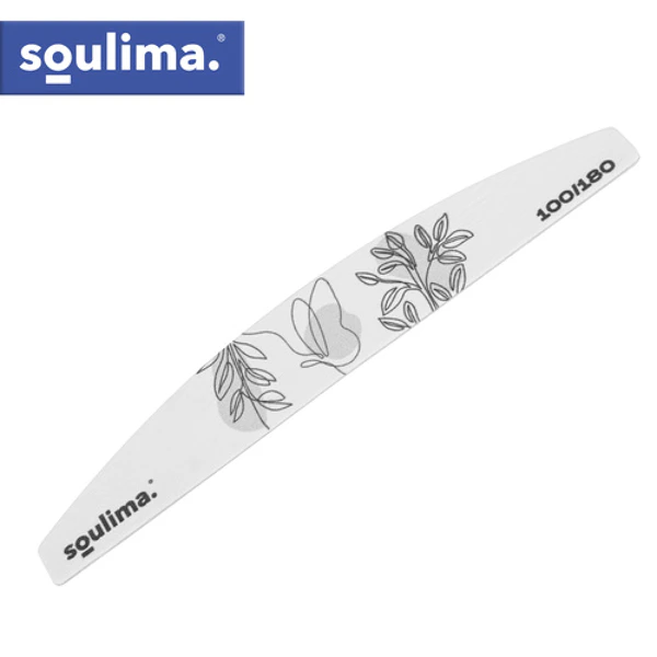 Fine boat shape nail files set of 100 Soulima