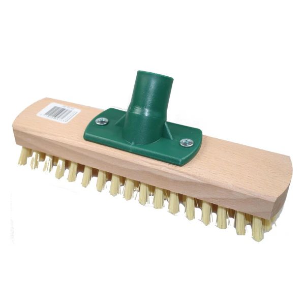 Wooden scrubbing brush