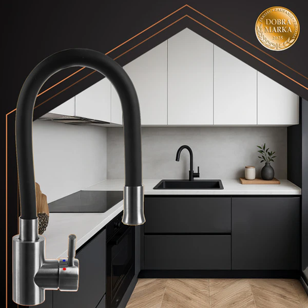 Kitchen faucet with flexible spout Ruhhy 26324