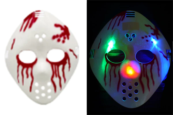 Masque Halloween LED Bloody Men avec 3 LED