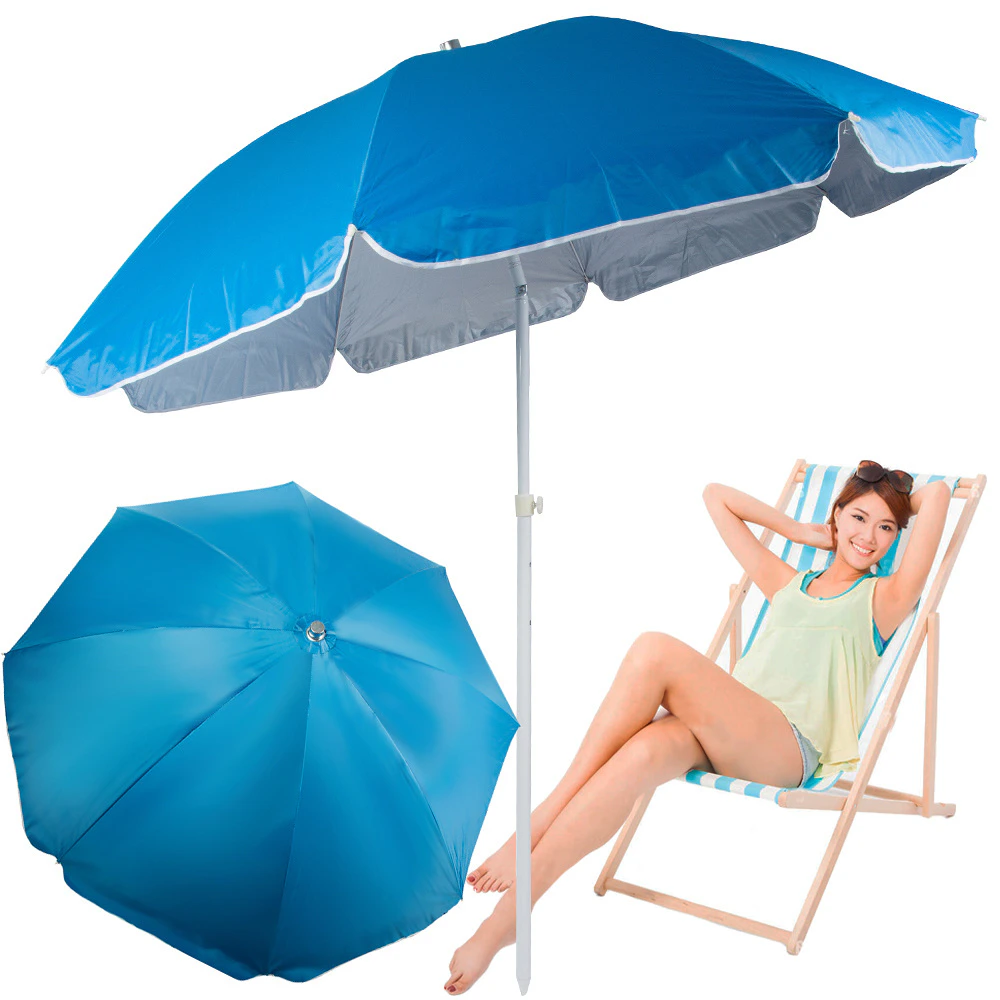 Grand parasol de jardin anti UV 170 cm