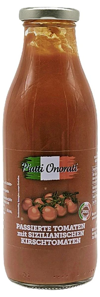 Piatti Onorati sauce tomate cerise bouteille 330 g