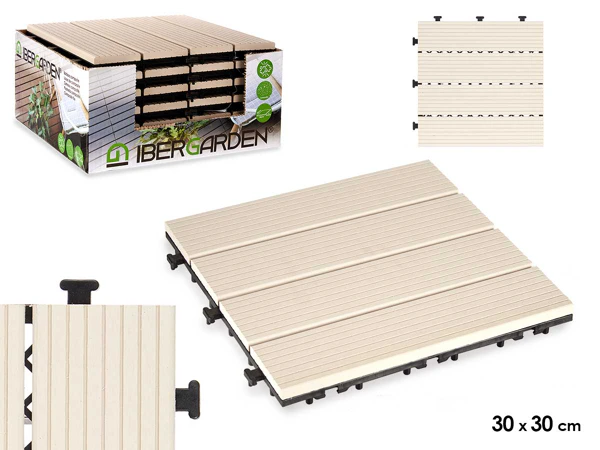 Carrelage composite beige