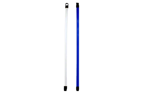 Wooden handle for leaf broom 120 x 2 cm
