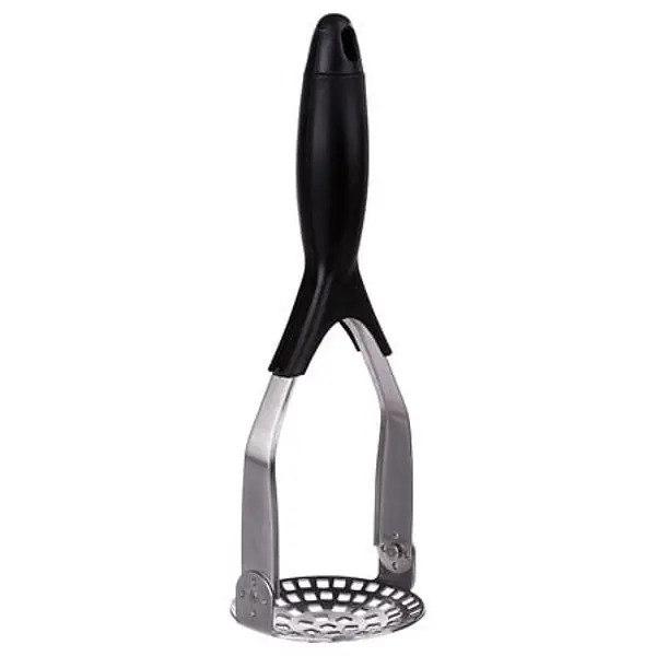 Black folding puree press