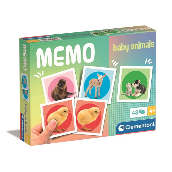 Jeu de memoire Animal Baby 48 cartes Clementoni