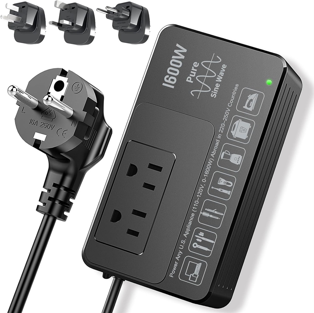 Convertisseur de tension HYTED 1600W 220V → 110V