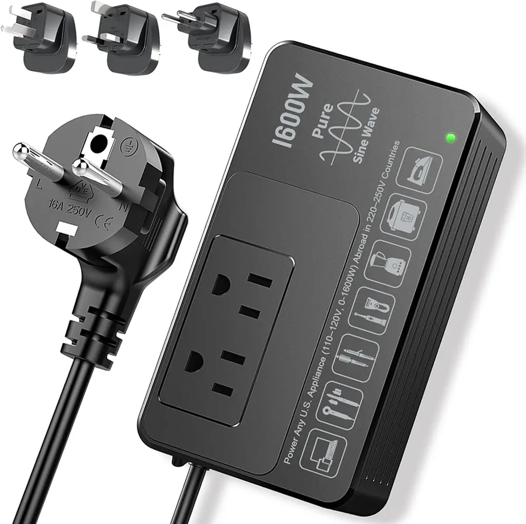 HYTED 1600W Voltage Converter 220V to 110V
