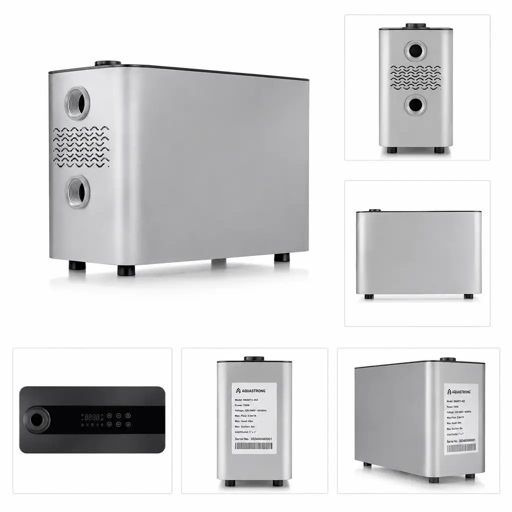 Pompe de citerne AQUASTRONG SMART3 750 W, Pression Constante, Debit 5,5 m³/h