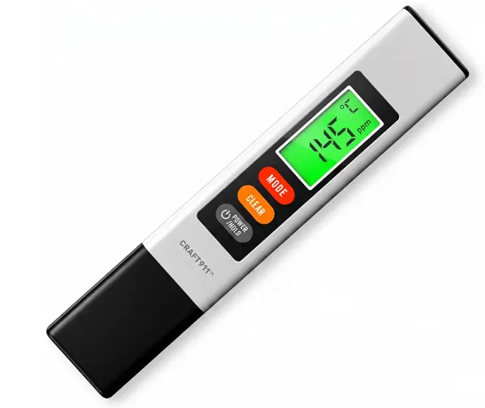 Testeur eau numerique TDS/EC 0–9999 PPM – Qualite de l’eau