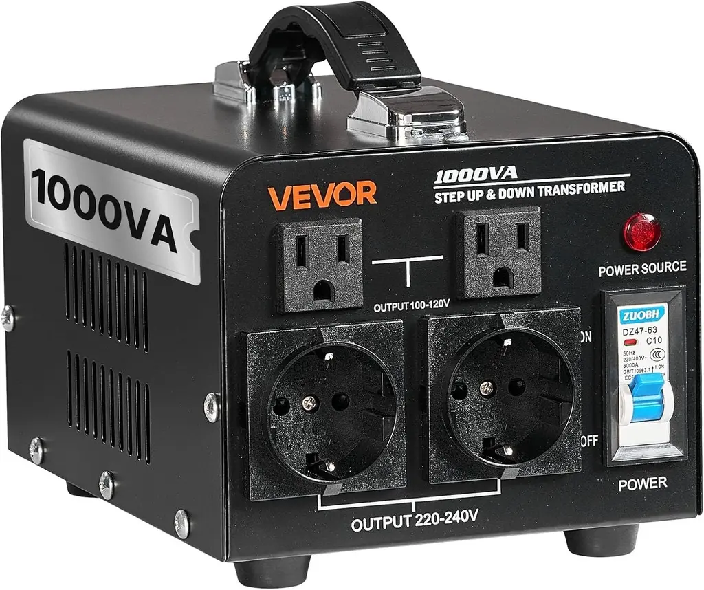 VEVOR Voltage Transformer Converter 110V/220V