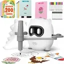 [NOZ-B0GYDVPH41] Interactive Drawing Robot with 200 Cards