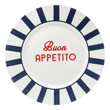 Pasta plate d27, multi-colored
