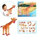 [ZEN-510-043547A] 3D construction foam puzzle Giraffe