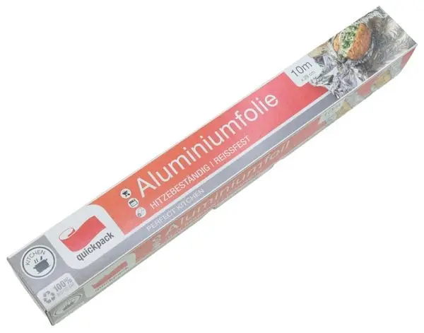 Quickpack — Feuille d'aluminium de 30 cm de large dans la