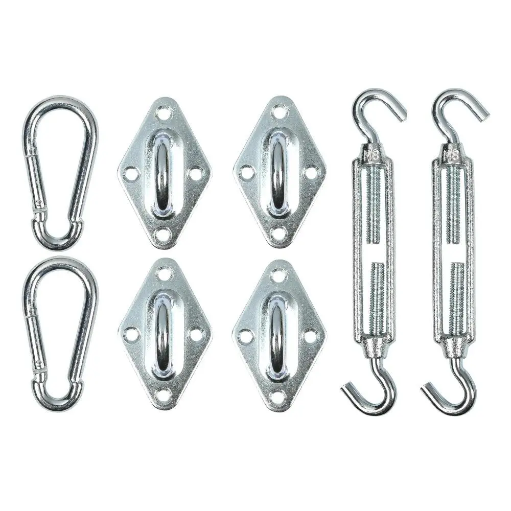 Shade sail assembly kit 8 pieces