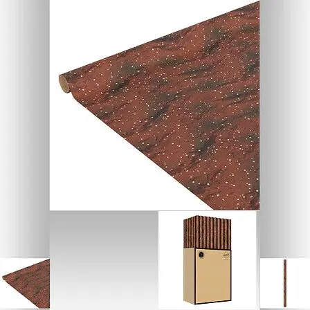 Rock gift wrap paper 200x70 cm, brown