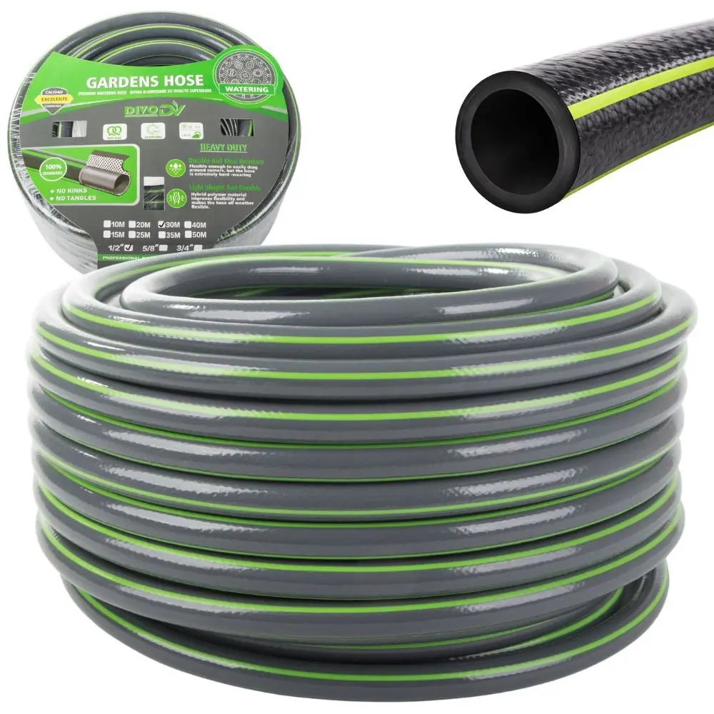 Rubber garden hose 1/2" 30 m 3-layer