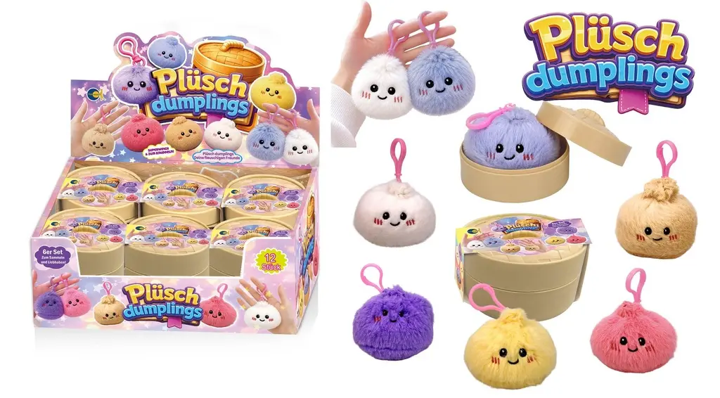Fun Trading — Plush meatballs 5.5 cm — display