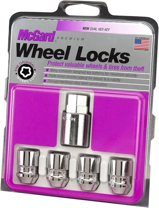 Écrous antivol McGard 24157 M12×1,5 chrome