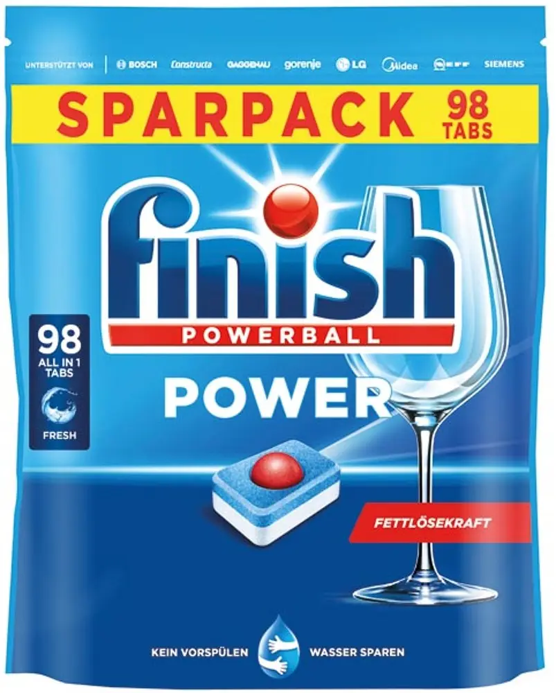 Tablettes lave-vaisselle Finish Powerball All-in-1 x98