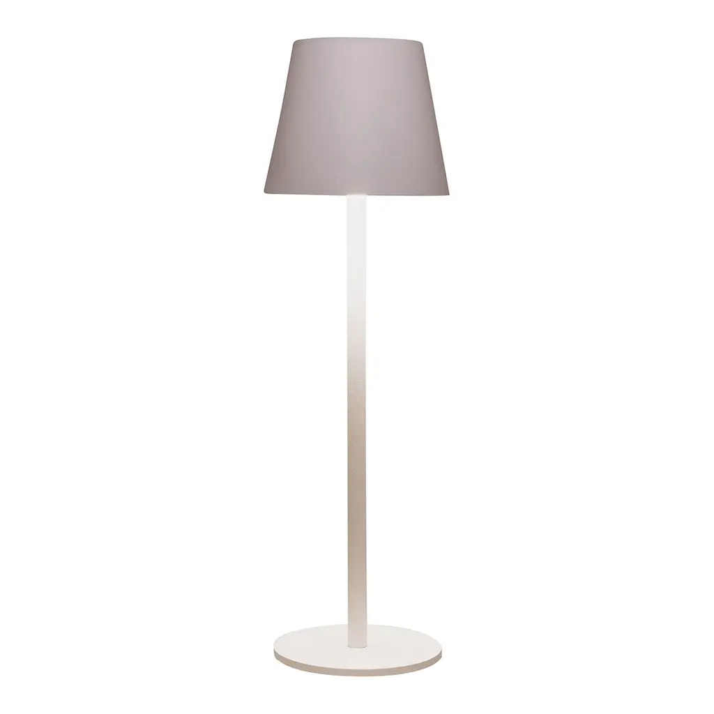 Lampe de table LED tactile dimmable intérieur/extérieur, blanche