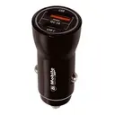 [35981 ZEN56] 12V fast car charger 3A, USB + USB-C