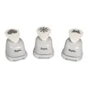 [69105000 ZEN56] Lot de 3 perforatrices à motifs Rayher : cœur, fleur, papillon