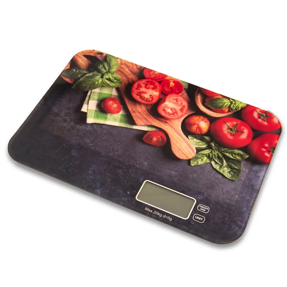 Balance de cuisine électronique en verre, 20 kg / 1 g