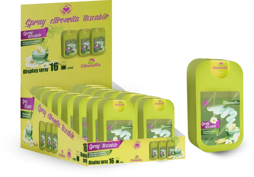 Spray à la citronnelle 40 ml
