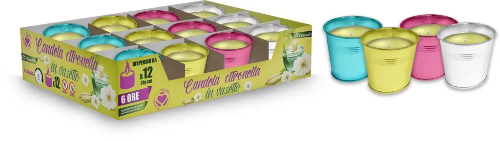 Citronella candle in metal tin 33 g
