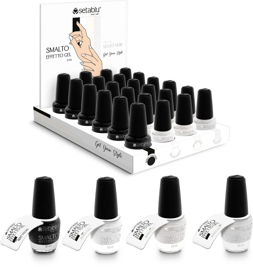 Vernis à ongles, 4 coloris assortis