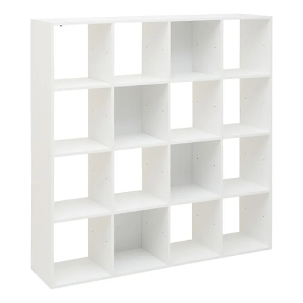 16-cube shelving unit 135.5 × 135.5 cm, white