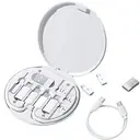 [06340_B ZEN56] 5-in-1 USB-C adapter kit (Lightning, micro-USB, USB-A) with SIM tool, in case