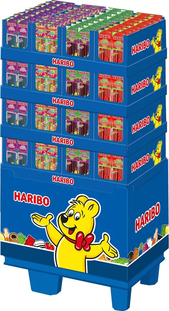 Haribo Balla Stixx Fraise ou Fraimboise 240x, 175-200g 