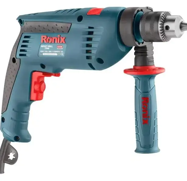 [2250K] RONIX Kit perceuse à percussion électrique 850W-clé 13mm 2250K