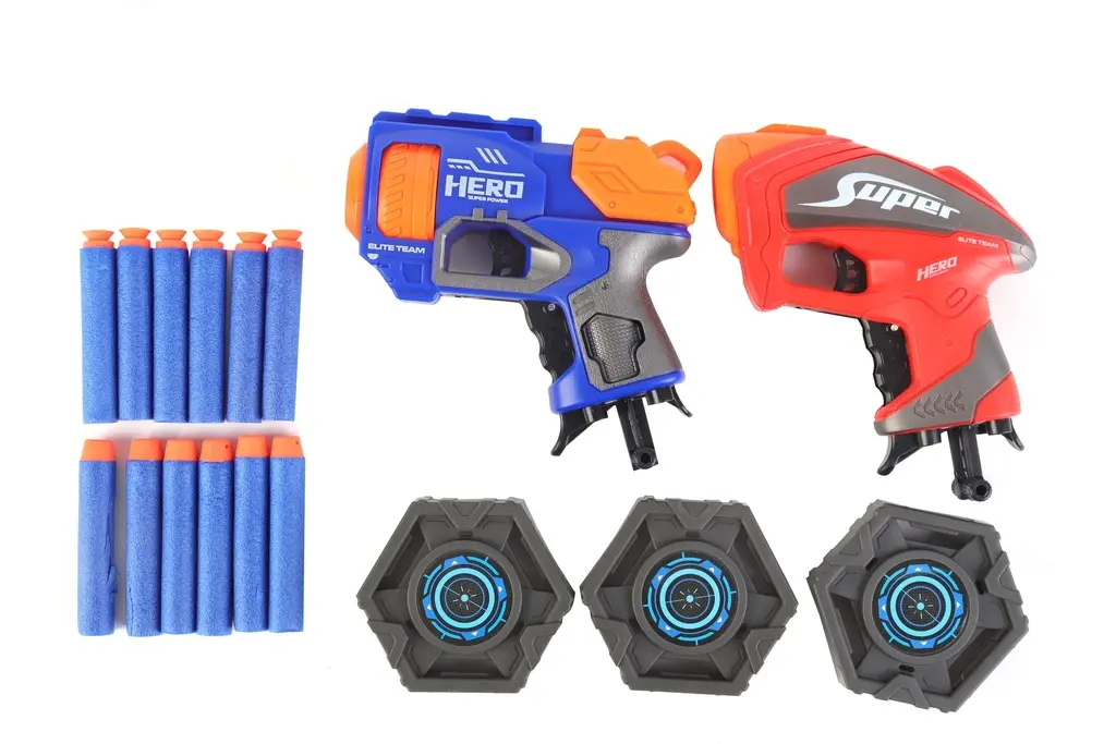 Set de 2 pistolets jouets X Warrior Hero
