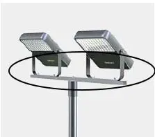 Support double tête pour luminaire solaire Flex SWL-23