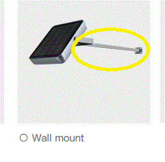 WALL SUPPORT 50cm FOR FLEX SWL-23