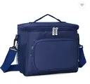[8NAVY-SACISOTHERME] Sac isotherme pliable, bandoulière amovible. 10 L