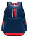 [5BLEU-SACDOSBRIT] Blue British style school backpack, ideal for primary and secondary school